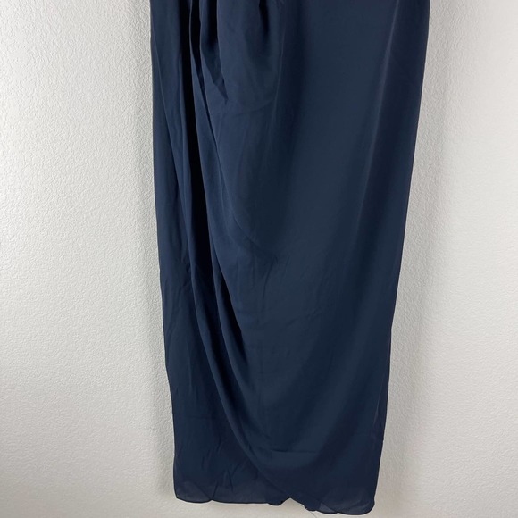 City Chic Womens Large 20 Maxi Entwine Dress Navy Blue Cocktail Dress NWT - Picture 4 of 12